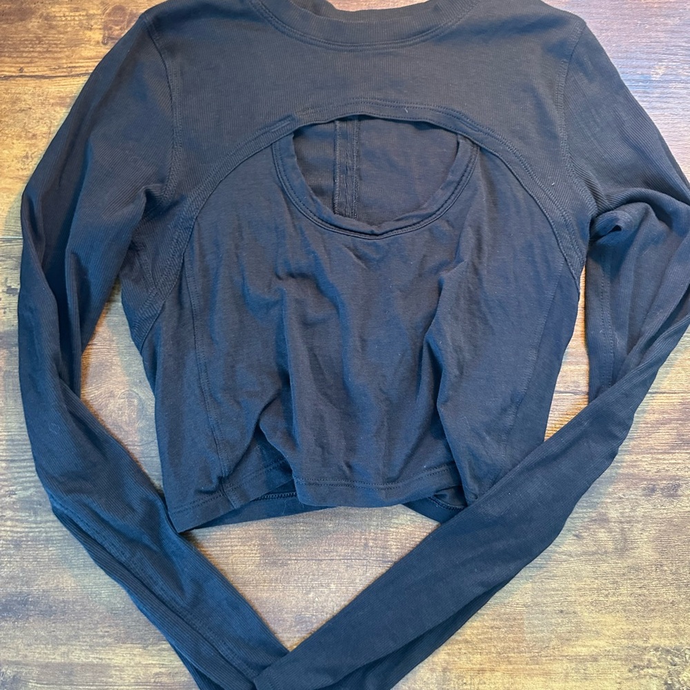 lululemon athletica Black Long Sleeve Top